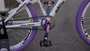 BICICLETA ARO 26" PORTAL WHEELING PERIFA 2.0 - 14,5" - BRANCA E ROXO COM FREIO HIDRAÚLICO SHIMANO