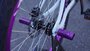BICICLETA ARO 26 PORTAL WHEELING PERIFA 2.0 - 14,5" - BRANCO E ROXO COM FREIO HIDRAÚLICO SHIMANO