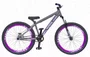 BICICLETA ARO 26 PORTAL WHEELING PERIFA 2.0 - 14,5" - CINZA E ROXO COM FREIO HIDRAÚLICO SHIMANO