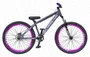 BICICLETA ARO 26 PORTAL WHEELING PERIFA 2.0 - 14,5" - CINZA E ROXO COM FREIO HIDRAÚLICO SHIMANO
