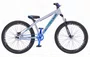 BICICLETA ARO 26 PORTAL WHEELING PERIFA 2.0 - 14,5" - PRATA E AZUL COM FREIO HIDRAÚLICO SHIMANO
