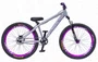 BICICLETA ARO 26 PORTAL WHEELING PERIFA 2.0 - 14,5" - PRATA E ROXO COM FREIO HIDRAÚLICO SHIMANO