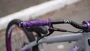 BICICLETA ARO 26 PORTAL WHEELING PERIFA 2.0 - 14,5" - PRATA E ROXO COM FREIO HIDRAÚLICO SHIMANO