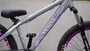 BICICLETA ARO 26 PORTAL WHEELING PERIFA 2.0 - 14,5" - PRATA E ROXO COM FREIO HIDRAÚLICO SHIMANO
