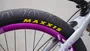 BICICLETA ARO 26 PORTAL WHEELING PERIFA 2.0 - 14,5" - PRATA E ROXO COM FREIO HIDRAÚLICO SHIMANO