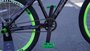 BICICLETA ARO 26 PORTAL WHEELING PERIFA 2.0 - 14,5" - PRETA E VERDE NEON COM FREIO HIDRAÚLICO SHIMANO