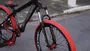 BICICLETA ARO 26" PORTAL WHEELING PERIFA 2.0 - 14,5" - PRETA E VERMELHO  COM FREIO HIDRAÚLICO SHIMANO