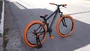 BICICLETA ARO 26" PORTAL WHEELING PERIFA 2.0 - 14,5" - PRETO E LARANJA  COM FREIO HIDRAÚLICO SHIMANO