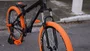 BICICLETA ARO 26" PORTAL WHEELING PERIFA 2.0 - 14,5" - PRETO E LARANJA  COM FREIO HIDRAÚLICO SHIMANO