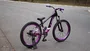 BICICLETA HUPI NAJA ARO 26" - PRETA, BRANCA E ROXO COM FREIO A DISCO HIDRÁULICO SHIMANO