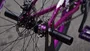 BICICLETA HUPI NAJA ARO 26" - PRETA, BRANCA E ROXO COM FREIO A DISCO HIDRÁULICO SHIMANO