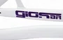 QUADRO GIOS DIRT JUMP - BRANCO E ROXO (ARO 26)