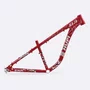 QUADRO HUPI NAJA V9 VERMELHO E PRATA (ARO 26)