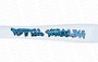 QUADRO PORTAL WHEELING PERIFA 2.0 - 14,5" - BRANCO BRILHANTE E AZUL (ARO 26)